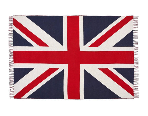 Plaid Vlag GB Union Jack - Merino Lamswol - 135x200 - Bronte by Moon Scotland by MoodCompanyNL