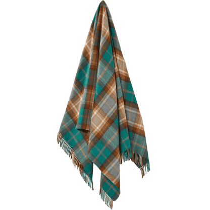 Plaid Winterton Jade Groen - Merino Lamswol - 140x185 - Bronte by Moon Scotland by MoodCompanyNL