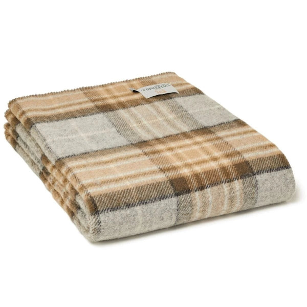 Plaid zonder franje Tartan McKellar - 150x200 - Nieuw Wol - Tweedmill UK by MoodCompanyNL