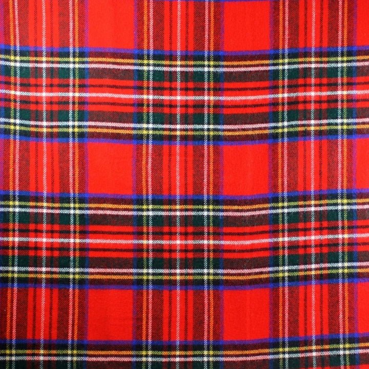 MoodCompanyNL - Plaid zonder franje Tartan Royal Stewart - 150x200 - Nieuw Wol - Tweedmill UK - 5060958300817