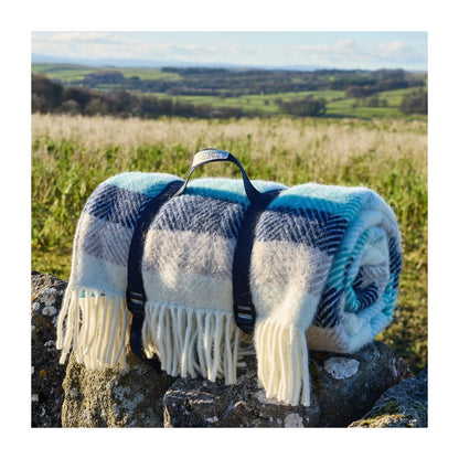 Picknickkleed Polo Seashore Stripe - Wol - Waterdicht - 150x183cm - Tweedmill