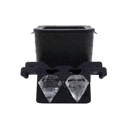 Mood Company - Professionele Crystal Clear Diamant IJsvorm - 2 IJsblokjes 5,5x5,5 cm - Mood4Whisky - 6151221564568