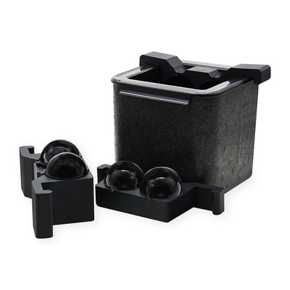 Mood Company - Professionele Crystal Clear IJsbalvorm - 4 IJsballen Ø 6 cm - Mood4Whisky - 6151222466465