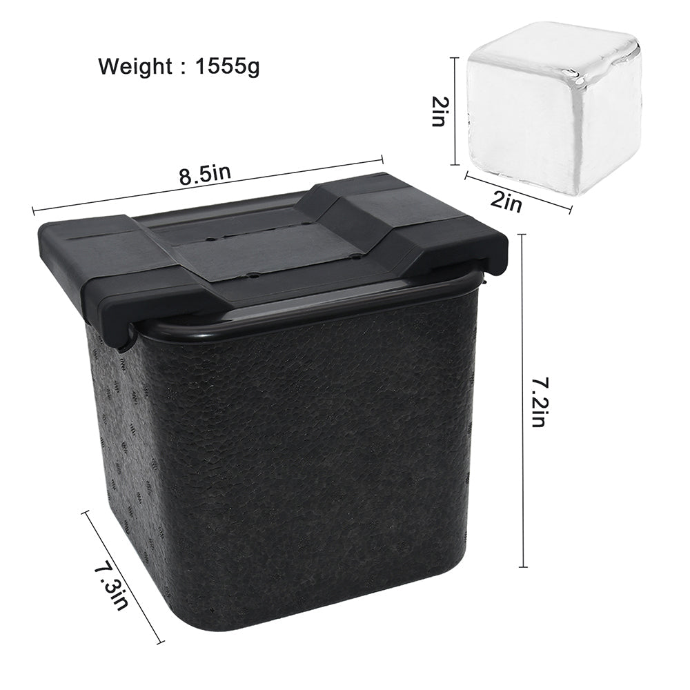 Mood Company - Professionele Crystal Clear IJsblokjesvorm - 4 IJsblokjes 4,5x4,5 cm - Mood4Whisky - 6151222171130