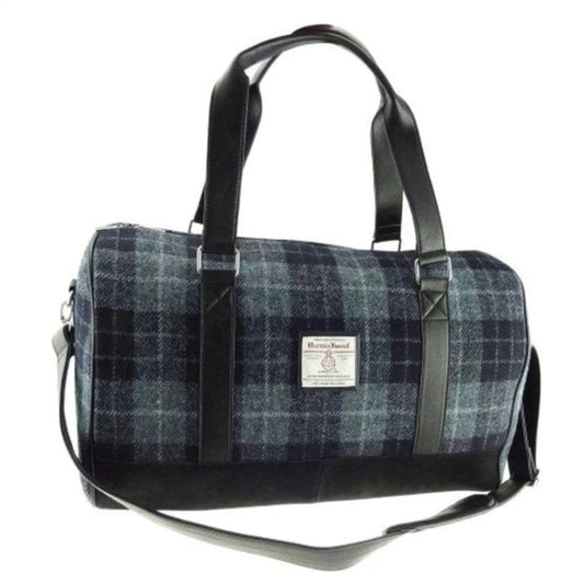 Mood Company - Reistas Clyde Grijs Zwart - Harris Tweed - Extra Groot - Glen Appin of Scotland - 5060631373251