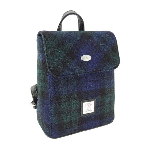 MoodCompanyNL - Rugzak Tummel Black Watch - Mini - 26x21x12 - Harris Tweed - Glen Appin of Scotland - 5060959023272