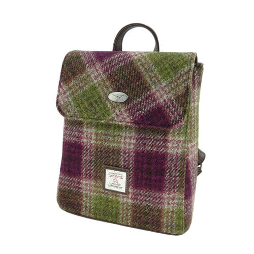 MoodCompanyNL - Rugzak Tummel Heide Paars (Heather) - Mini - 26x21x12 - Harris Tweed - Glen Appin of Scotland - 5060959021063