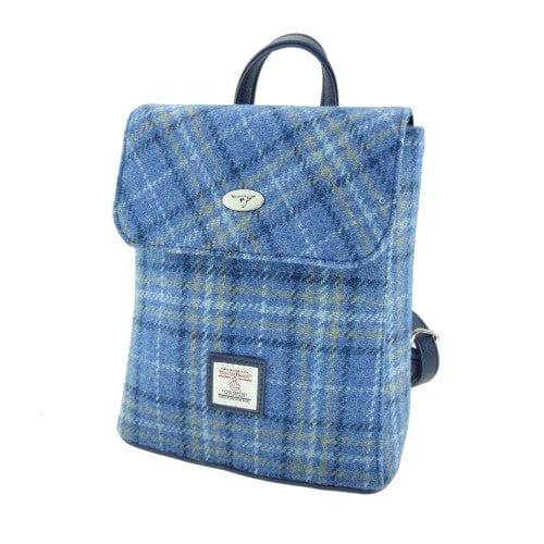 MoodCompanyNL - Rugzak Tummel Lichtblauw - Mini - 26x21x12 - Harris Tweed - Glen Appin of Scotland - 5060959021087