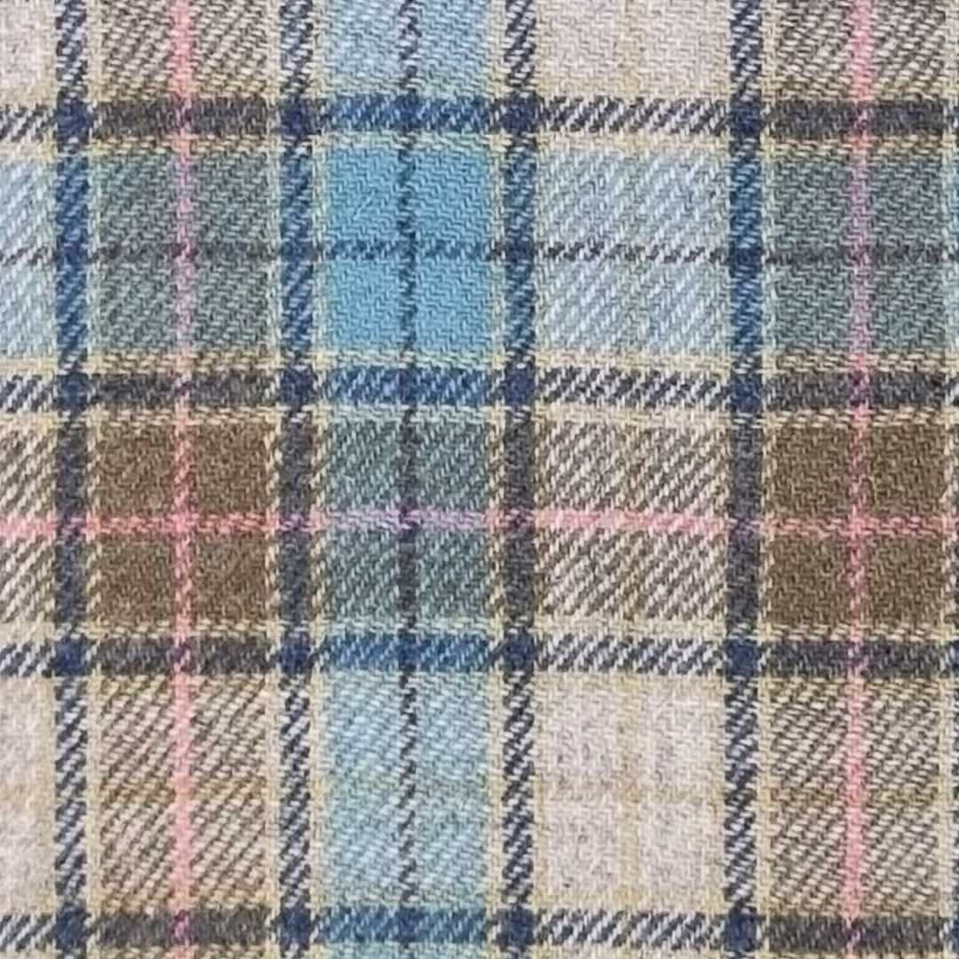 Mood Company - Schoudertas Cassley Turquoise - Klassiek - Harris Tweed - Glen Appin of Scotland - 5060631379987