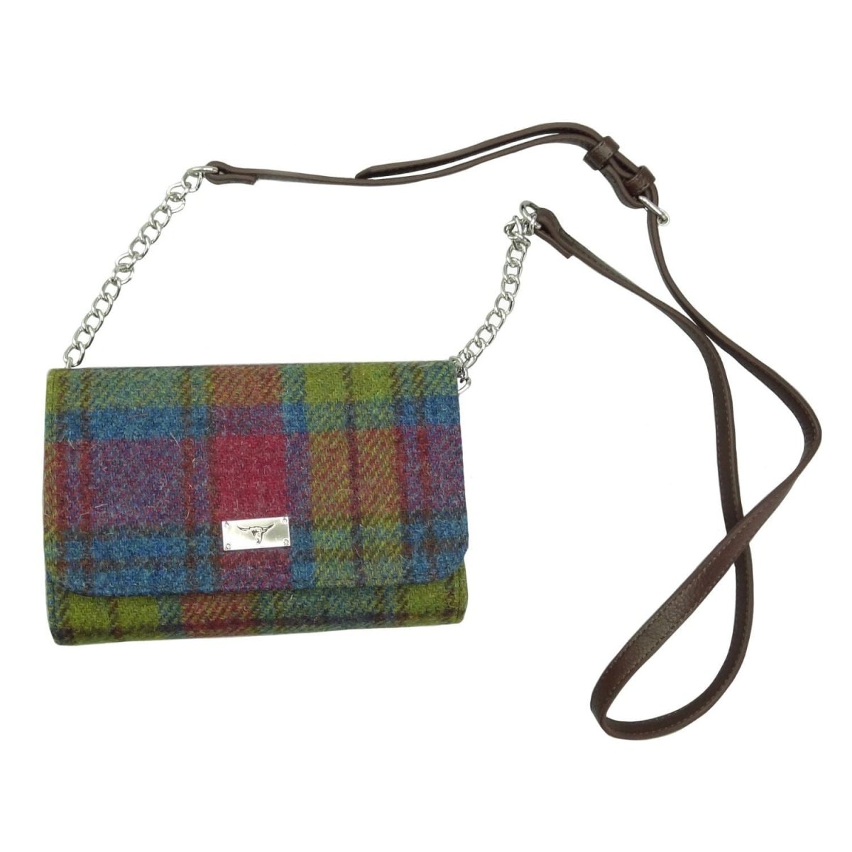MoodCompanyNL - Schoudertas Strathy Tartan Multi Colour - Portemonnee - Harris Tweed - Glen Appin of Scotland - 5061035010681