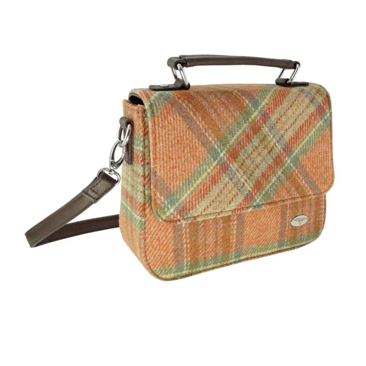 Mood Company - Schoudertas Thurso oranje Stewart Tartan - 23x24x9 - Harris Tweed - Glen Appin of Scotland (kopie) - 5061035012821