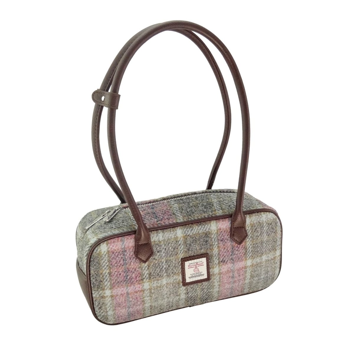 Mood Company - Schoudertas Tora Zacht Roze Buchanan - 28x12x9 - Harris Tweed - Glen Appin of Scotland - 5061035016393