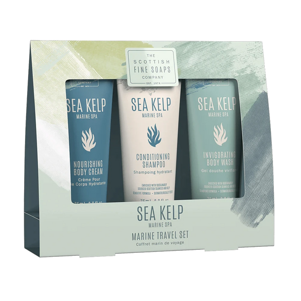 Sea Kelp Reisset 3x 75 ml Conditioning Shampoo, Body Wash en Body Cream by MoodCompanyNL