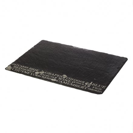 MoodCompanyNL - Serveerplank Antipasti Leisteen - 35x25 - Just Slate Company Scotland - 5060426287947