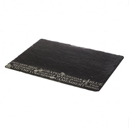 MoodCompanyNL - Serveerplank Antipasti Leisteen - 35x25 - Just Slate Company Scotland - 5060426287947