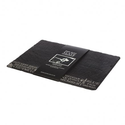 MoodCompanyNL - Serveerplank Antipasti Leisteen - 35x25 - Just Slate Company Scotland - 5060426287947