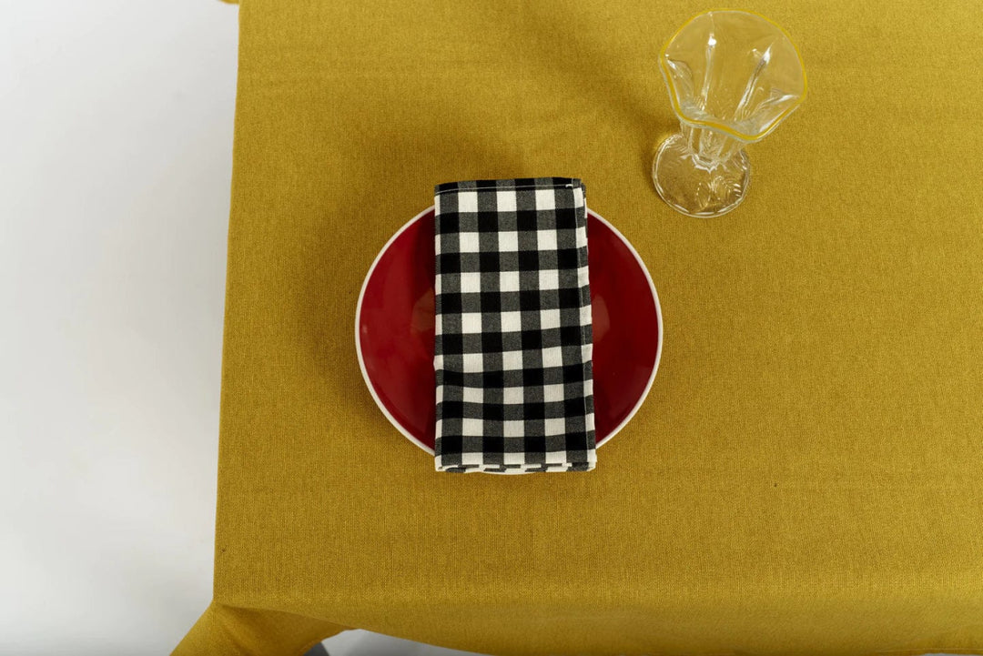 MoodCompanyNL - Servetten Mosterd Geel (English Mustard) - 40x40 - 2 stuks! - Katoen - Mood Company - 6095644385334