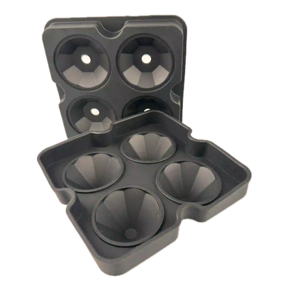 Mood Company - Siliconen Diamant IJsblokjesvorm - 4 IJsblokjes 4x3,5 cm BPA-vrij - Mood4Whisky - 6151220984909