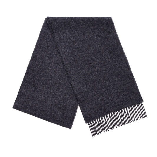 Mood Company - Sjaal Effen Antraciet (Dark Charcoal) - Merino Lamswol - 25 x 190 - Bronte by Moon - 6151224679627