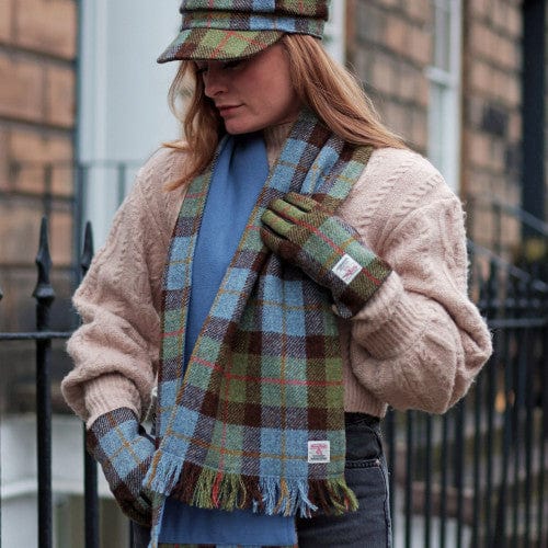 MoodCompanyNL - Sjaal Harris Tweed MacLeod - Zachte Fleece binnenkant - 25 x 155 - Glen Appin of Scotland - 5060959028789