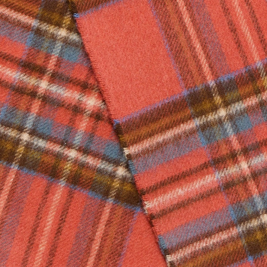 Mood Company - Sjaal Tartan Antique Royal Stewart - Merino Lamswol - 25 x 190 - Bronte by Moon - 6095646240266