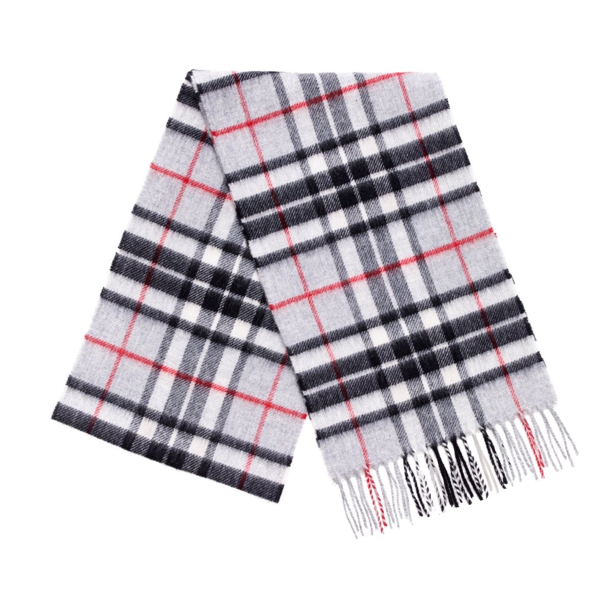 Mood Company - Sjaal Tartan Grey Thompson - Merino Lamswol - 25 x 190 - Bronte by Moon - 6095633566515