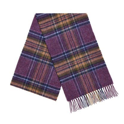 Mood Company - Sjaal Tartan Heather Stewart - Merino Lamswol - 25 x 190 - Bronte by Moon - 6151222945984