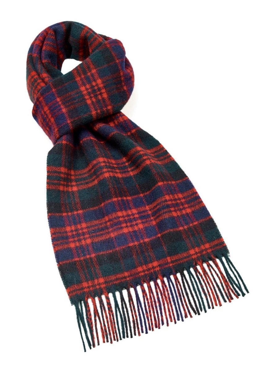 MoodCompanyNL - Sjaal Tartan MacDonald - Meriono Lamswol - 25 x 190 - Bronte by Moon Scotland - 6095637732718