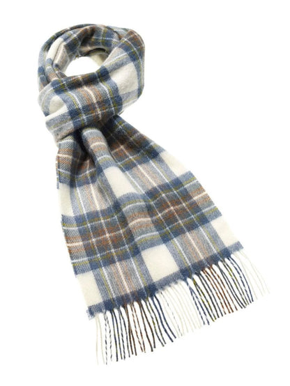 Mood Company - Sjaal Tartan Muted Blue Stewart - Merino Lamswol - 25 x 190 - Bronte by Moon