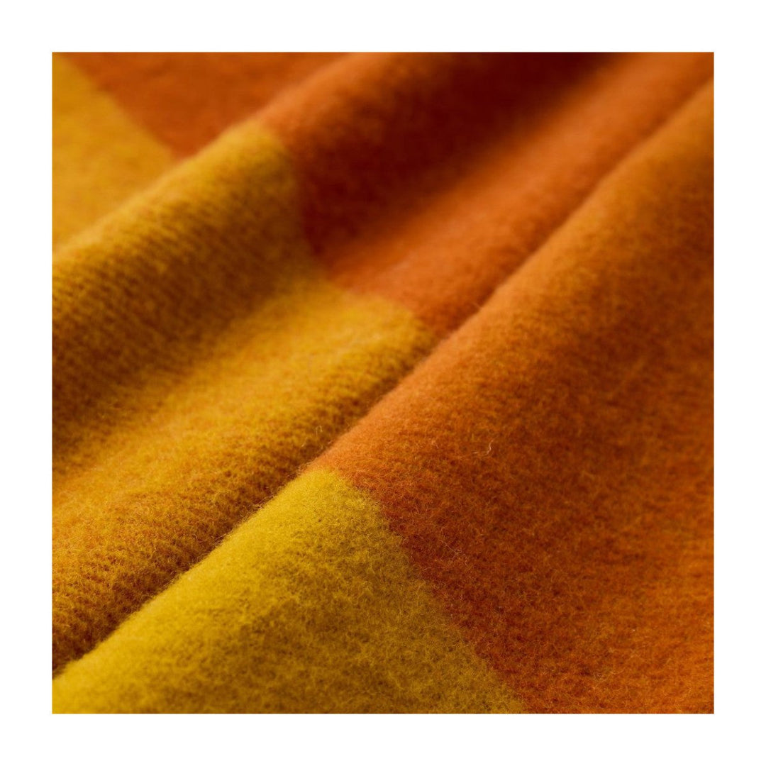 Mood Company - Sprei Paddock Check Cinnamon – Pure New Wool – 140x240 cm - Tweedmill - 5060958306215