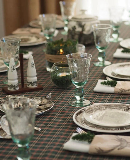 MoodCompanyNL - Tafelkleed Tartan Groen XL - 140x300 - Katoen - Mood Company - 6095655644642