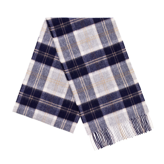 Mood Company - Sjaal Tartan Bannockbane Silver - Merino Lamswol - 25 x 190 - Bronte by Moon
