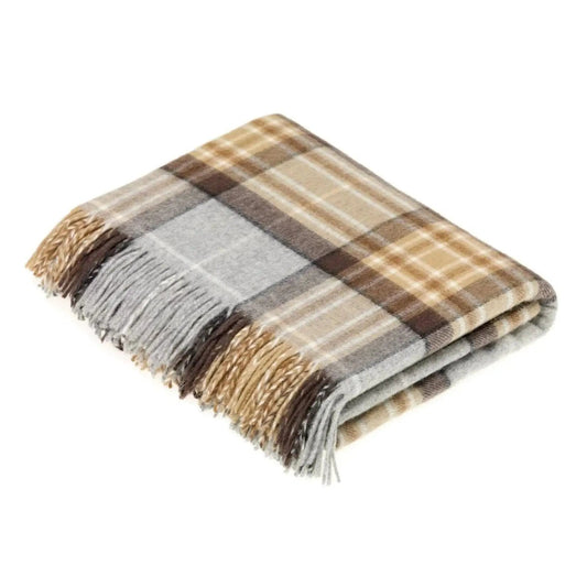 Plaid Tartan McKellar - Merino Lamswol - 140x185 - Bronte by Moon Scotland by MoodCompanyNL