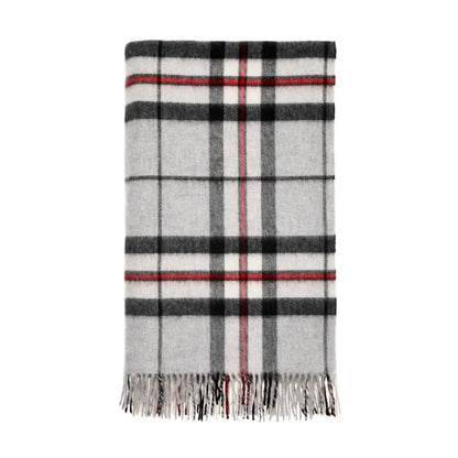 Plaid Tartan Grey Tompson - Merino Lamswol - 140x185 - Bronte by Moon Scotland by MoodCompanyNL