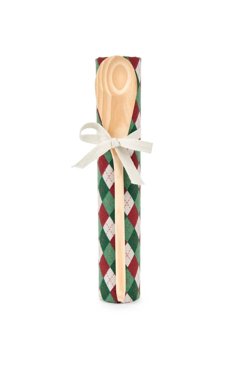 Theedoek met pollepel cadeau set - kerst - nuvole di stoffa by MoodCompanyNL