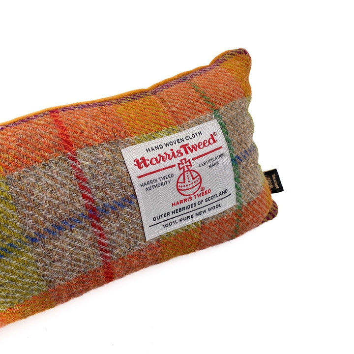 MoodCompanyNL - Tochtstopper Paars Oranje - Harris Tweed - Verzwaard - 95 - 100 cm - Handgemaakt in Schotland - Caroline Wolfe Murray - 6095634333376