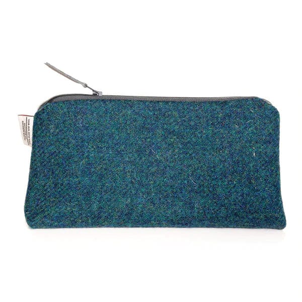 MoodCompanyNL - Toilettas Blauwgroen gemêleerd - Harris Tweed - Amy Britton - 6095632422461