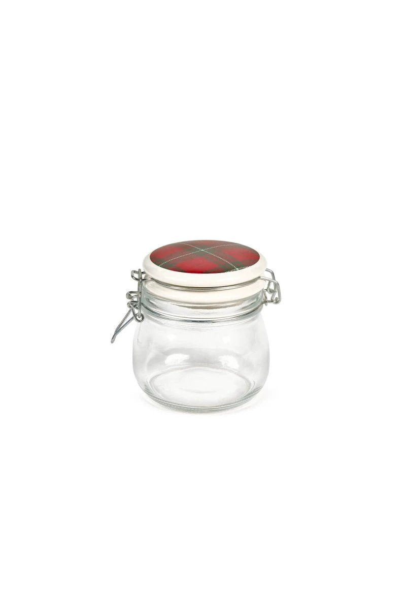 voorraadpot tartan glas - 450 ml - nuvole di Stoffa by MoodCompanyNL