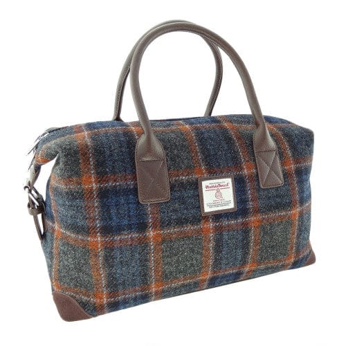MoodCompanyNL - Weekendtas Esk Grijs en Roestbruin - Harris Tweed - Glen Appin of Scotland - 5060959021230