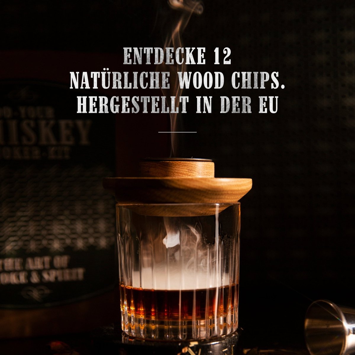 MoodCompanyNL - Whiskey Smoker Wood Chips - Voor gebruik met een Smoker - Craftly - 4260680271008