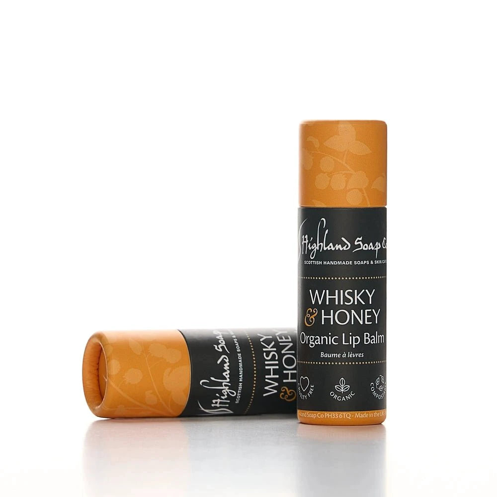 Whisky & Honey – Warm & Zoet - Biologische Lippenbalsem 12ml by MoodCompanyNL