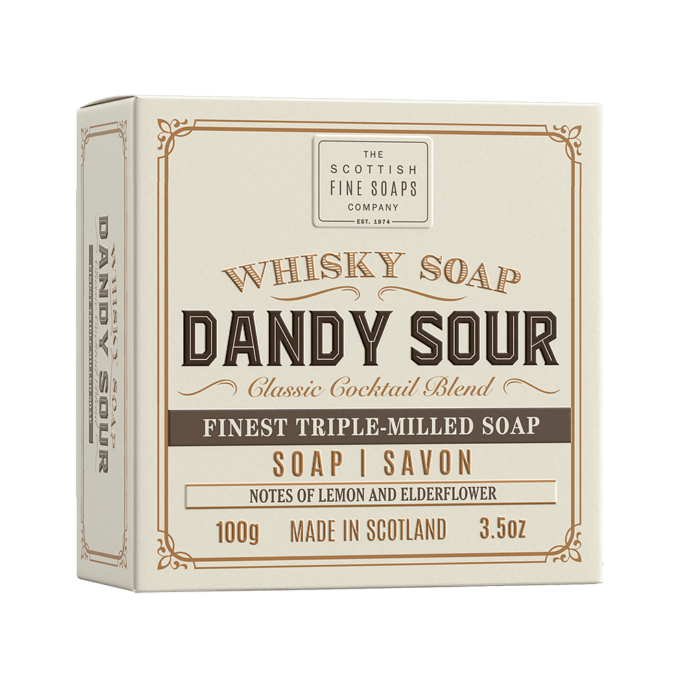 MoodCompanyNL - Whisky soap (in karton) Dandy Sour 100g - 5016365004640