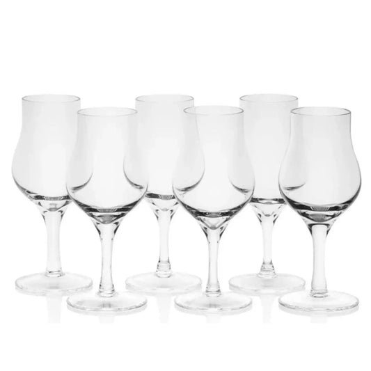 Mood Company - Whiskyglas Amber Tasting Set – 6 stuks in groothandelsverpakking - Amber Glass - 5903641127455