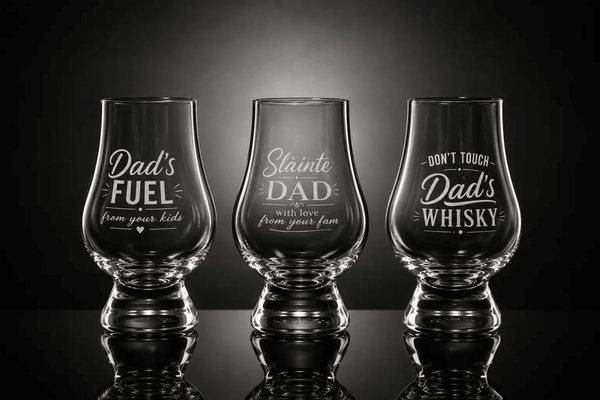Mood Company - Whiskyglas - Dad's fuel - Glencairn Crystal Scotland - 6151219235265