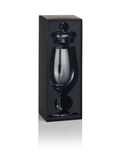 Mood Company - Whiskyglas G200 met deksel – 130 ml – handgemaakt – Amber Glass - 5905279233997