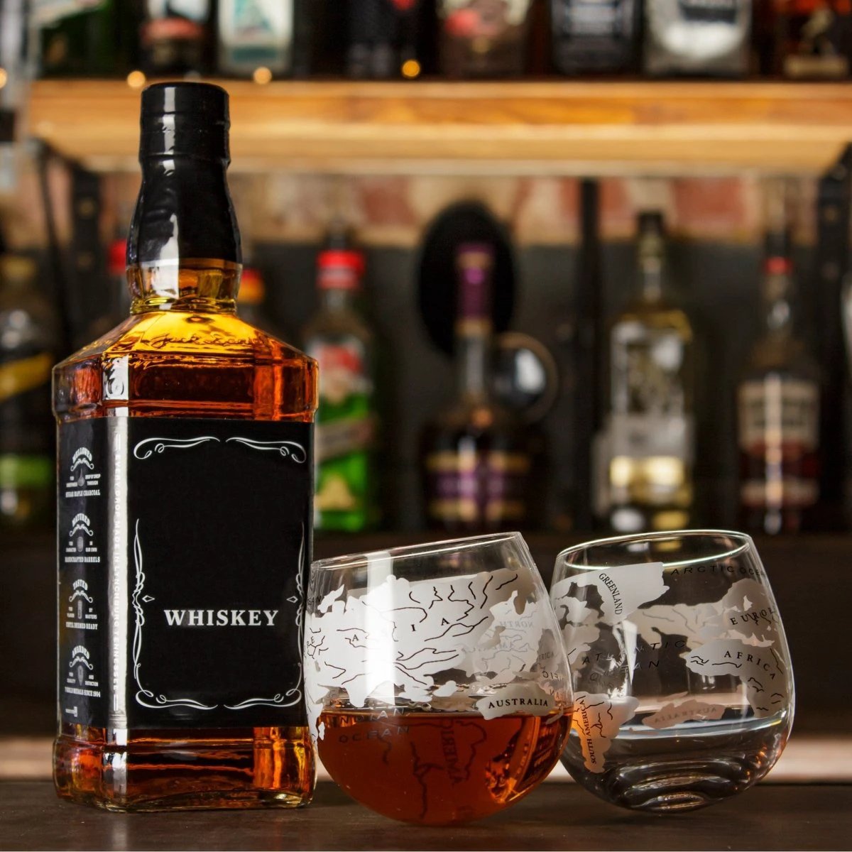 Whiskyglas Globe Rockers set van 2 - 300ml - Bar Originale by Mood4whisky