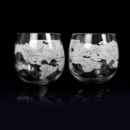 Whiskyglas Globe Rockers set van 2 - 300ml - Bar Originale by Mood4whisky