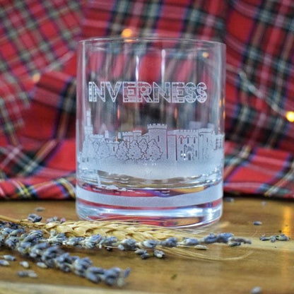 MoodCompanyNL - Whiskyglas Skyline Inverness - Gegraveerd - Glencairn Crystal Scotland - 6091020510512
