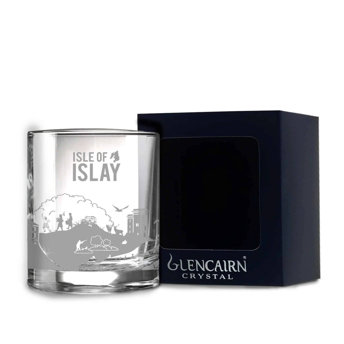 Whiskyglas Skyline Isle of Islay - Gegraveerd - Glencairn Crystal Scotland by MoodCompanyNL