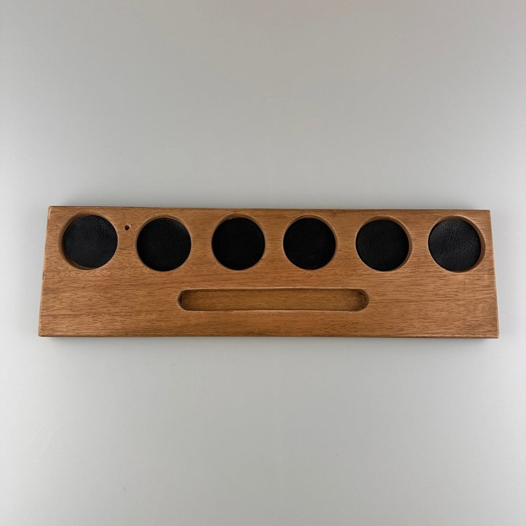 MoodCompanyNL - Whiskyglashouder Breed voor 6 glazen (exclusief glaswerk) - Handgemaakt - E.W.B. België - 6151216583536